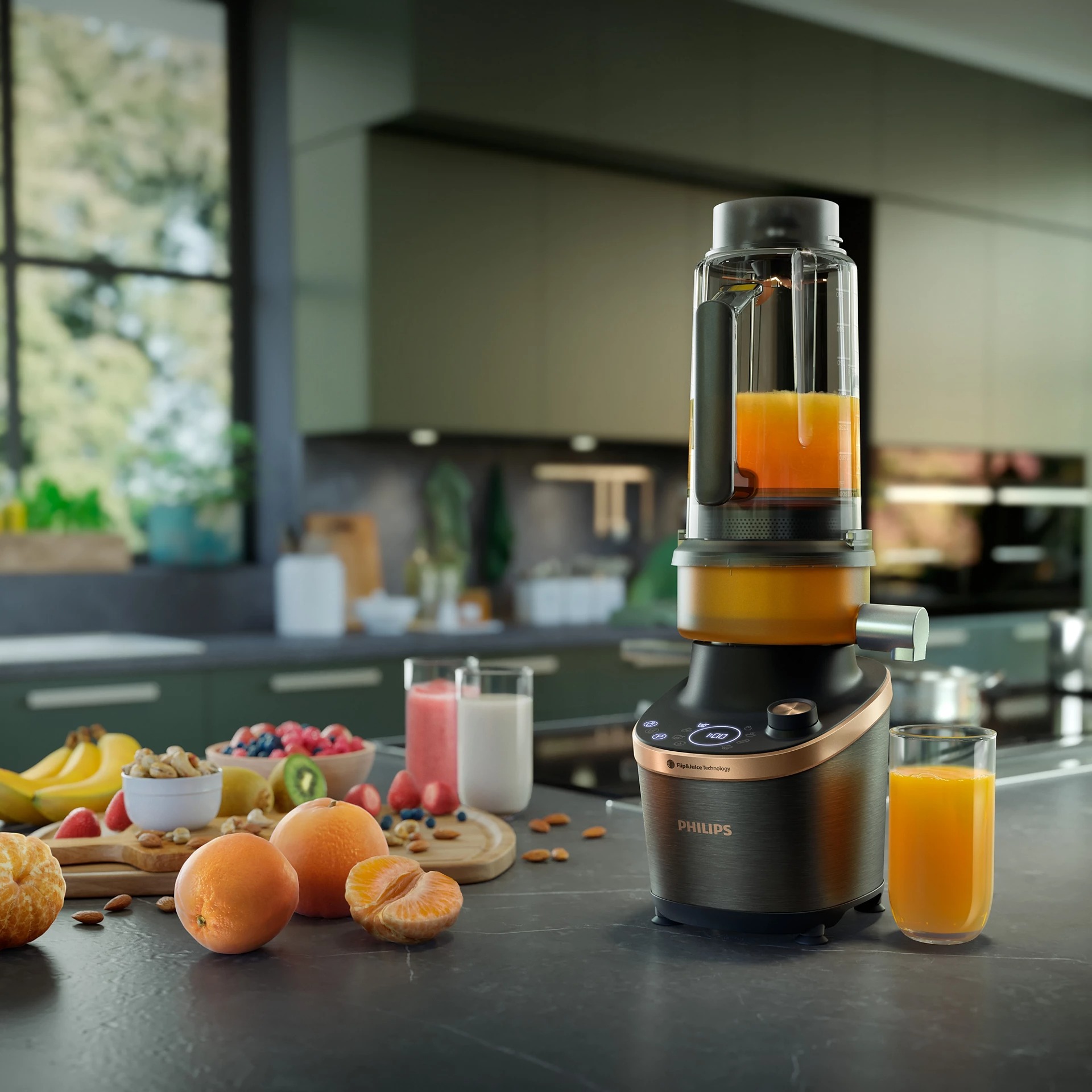 Philips HR3770/00 Flip&Juice blender velike brzine s modulom za cijeđenje